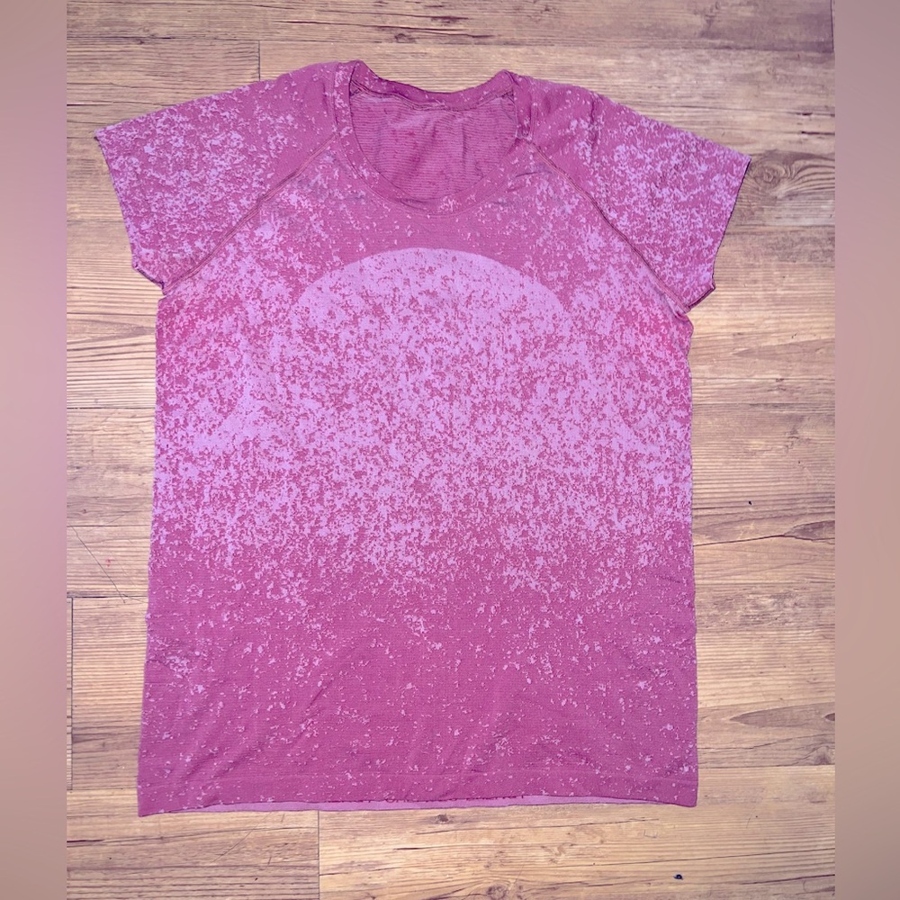 Lululemon size 14 athletic swiftly shirt